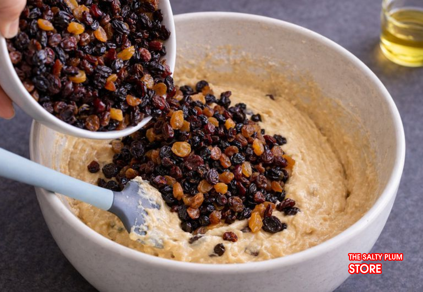 Add the dried fruit