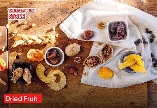Dried fruit is simply fruit that has had most of its original water content removed before it is eaten
