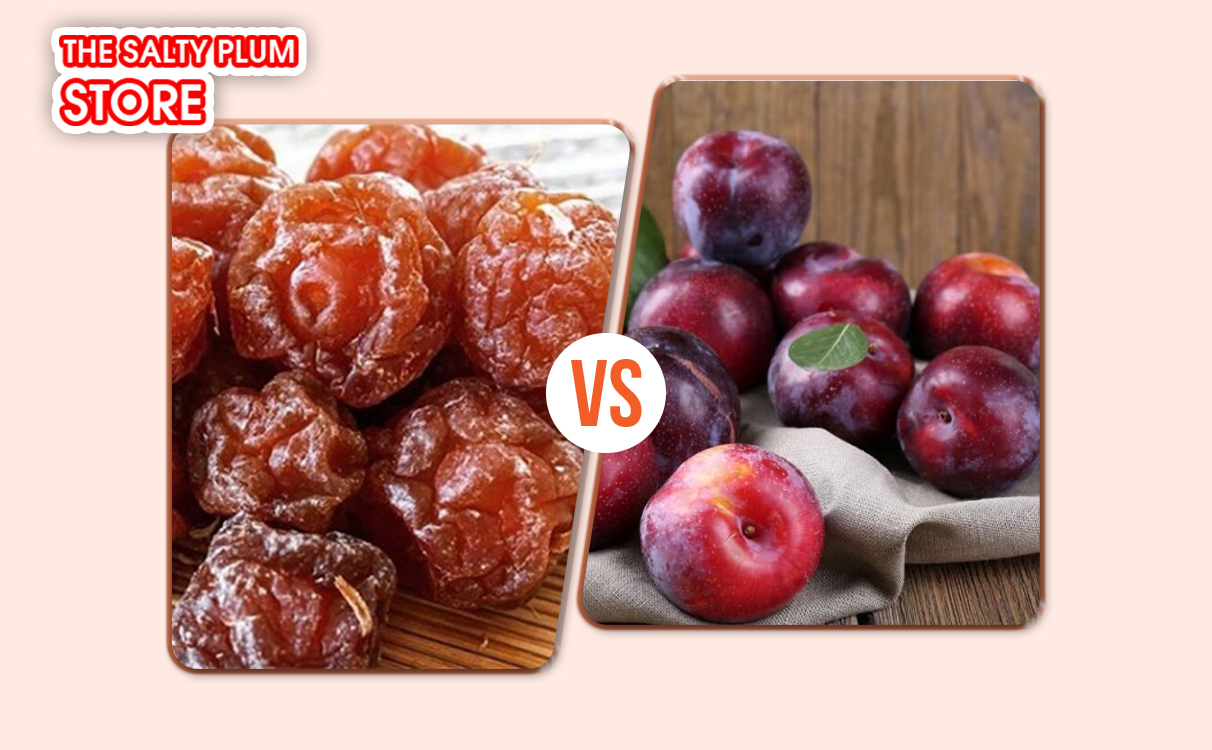 Dried prune vs fresh prune