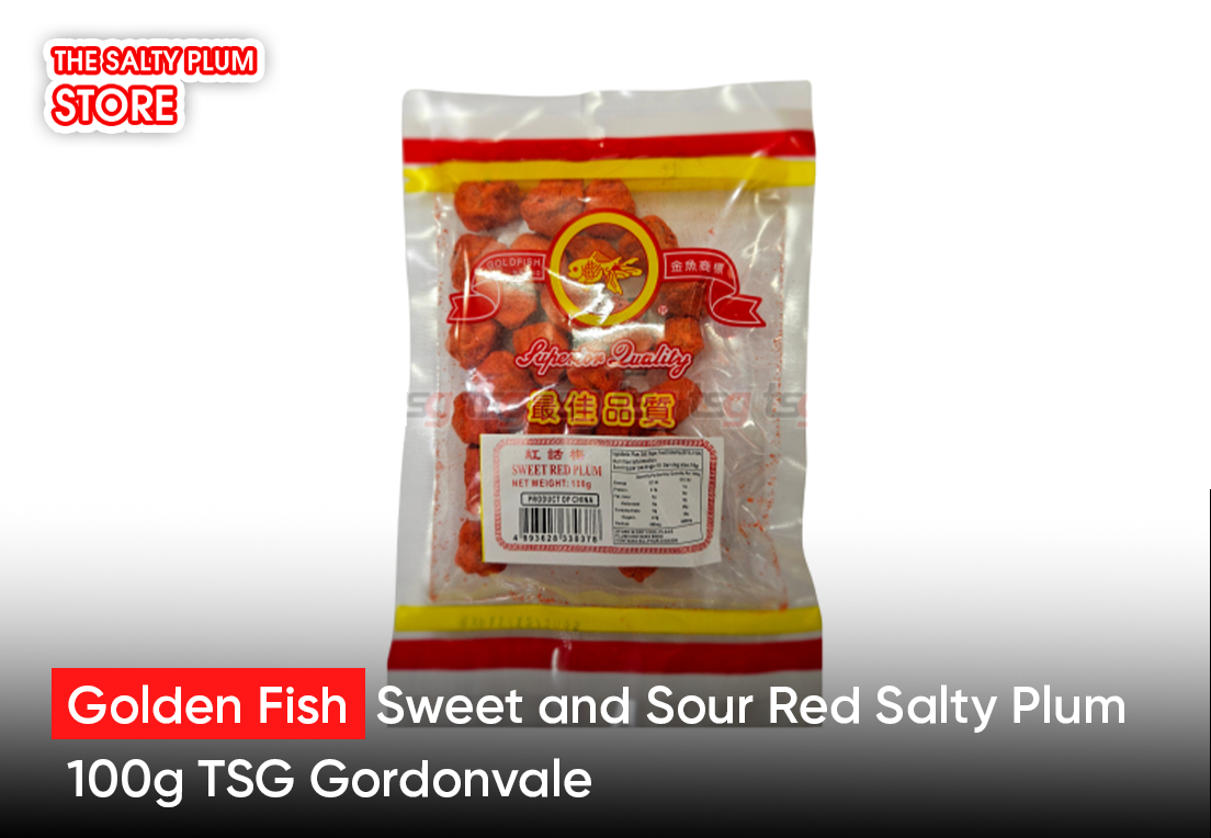 Golden Fish Sweet and Sour Red Salty Plum 100g TSG Gordonvale