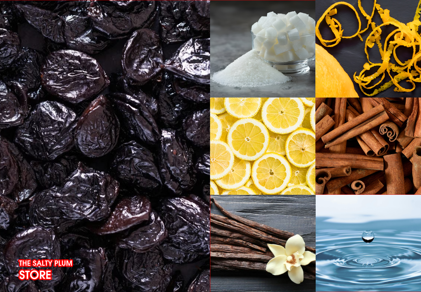 Ingredients for the Perfect Dried Prune Jam
