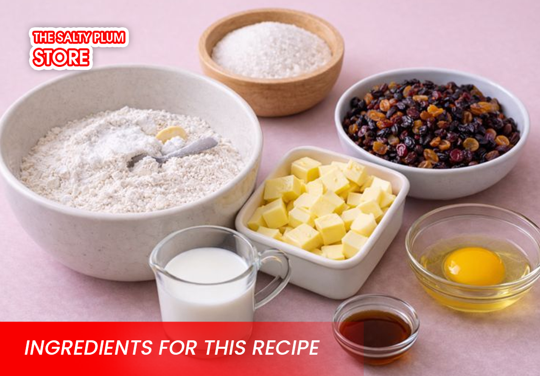 Ingredients for This Easy Dried Fruit Biscuits Recipe