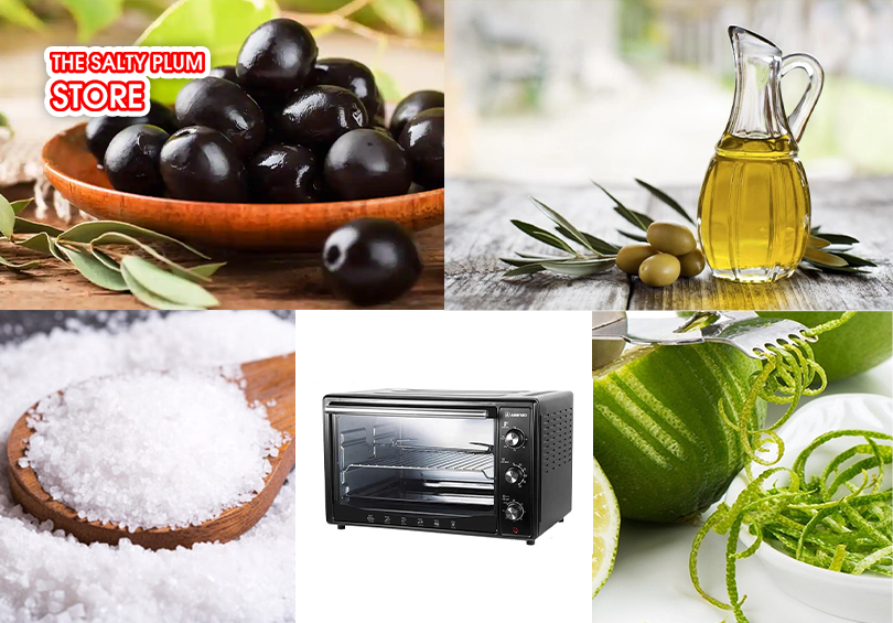 Ingredients Needed for Dried Olive Powder