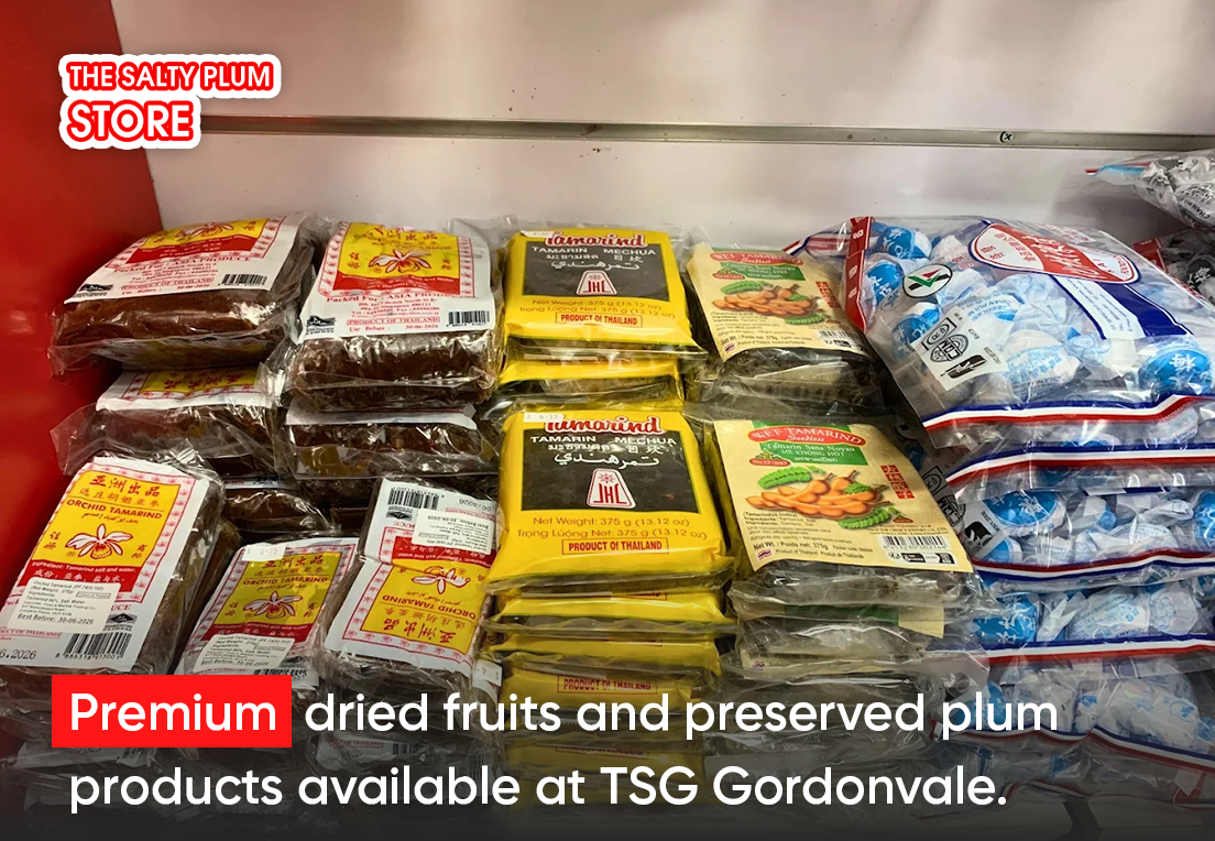  Premium dried fruits and preserved plum products available at TSG Gordonvale.