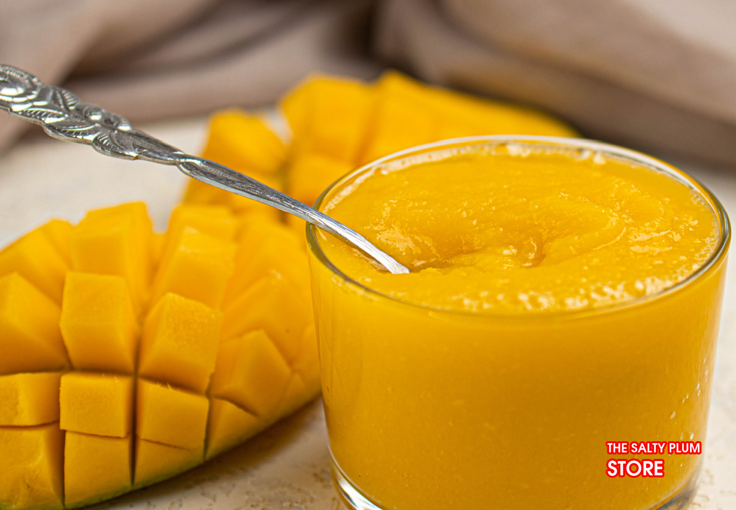 Prepare the mangoes or dried mango slices