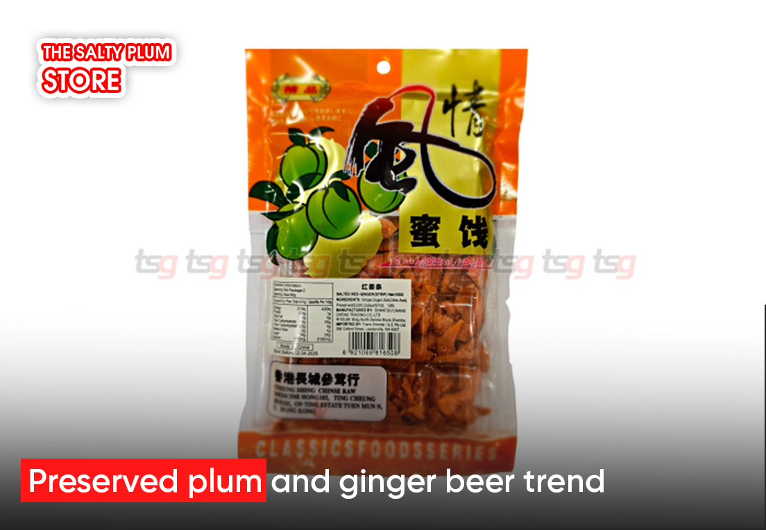Preserved plum and ginger beer trend