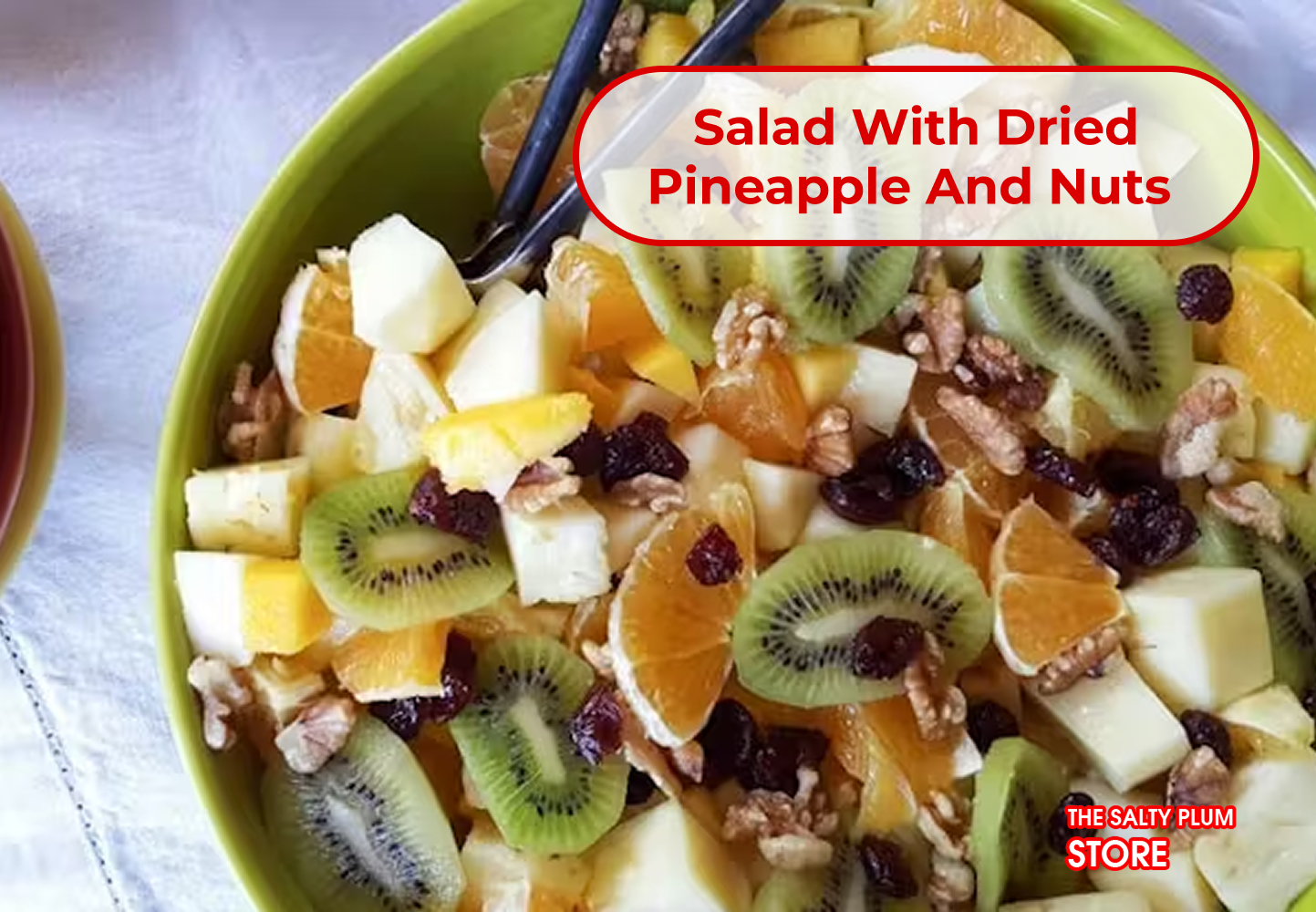 Salad with Dried Pineapple and Nuts is one of the dried pineapple recipe ideas