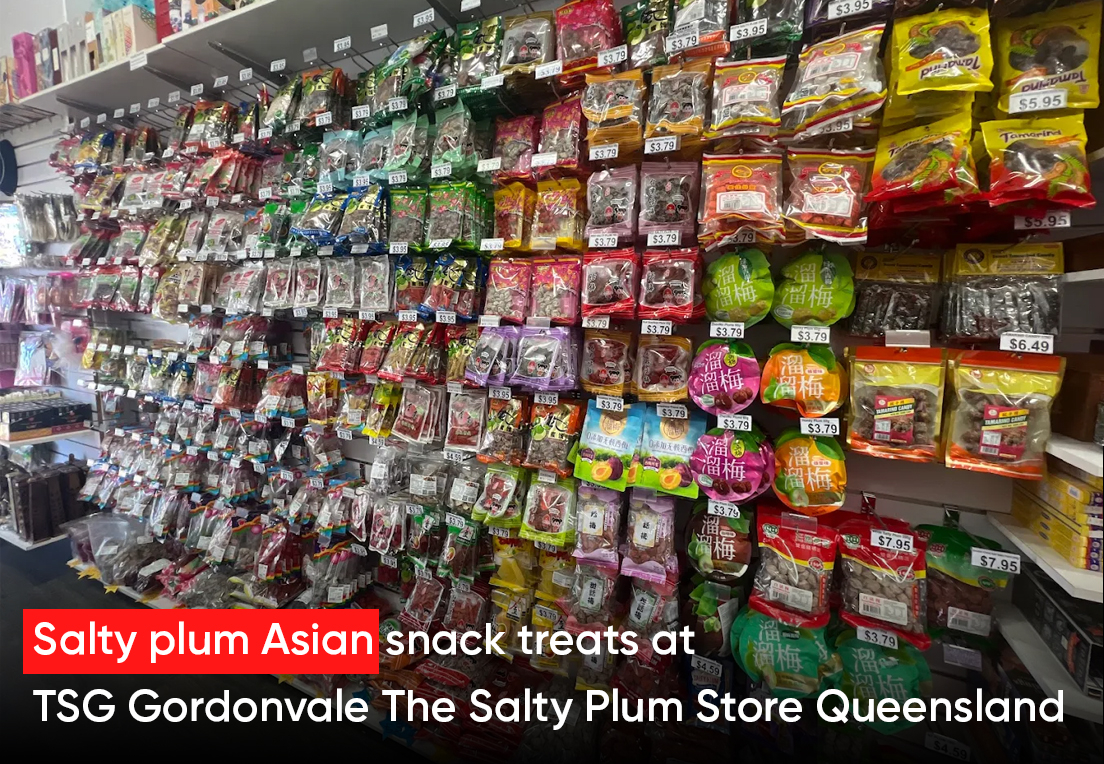 Salty plum Asian snack treats at TSG Gordonvale The Salty Plum Store Queensland