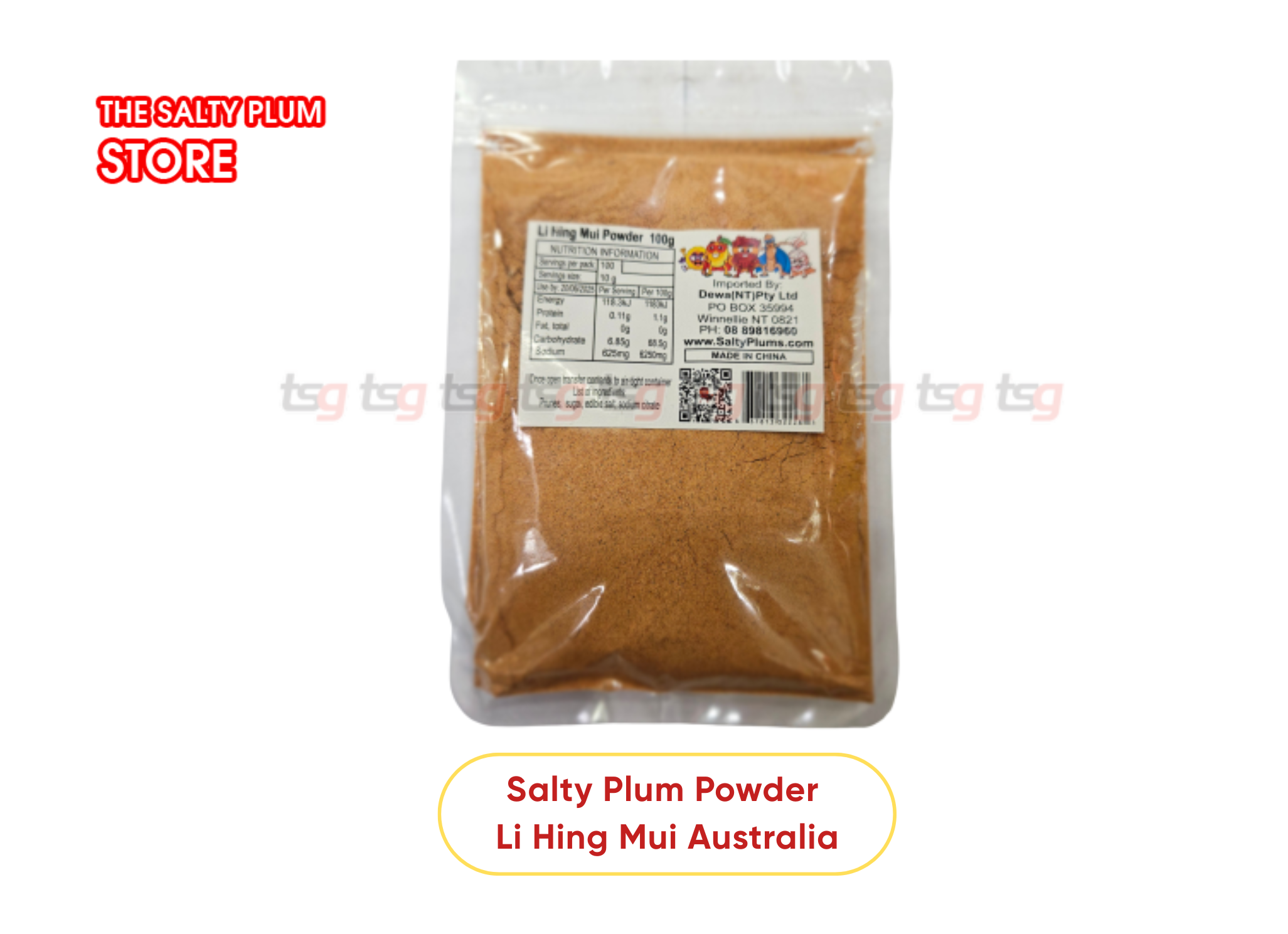 Salty Plum Powder Li Hing Mui Australia