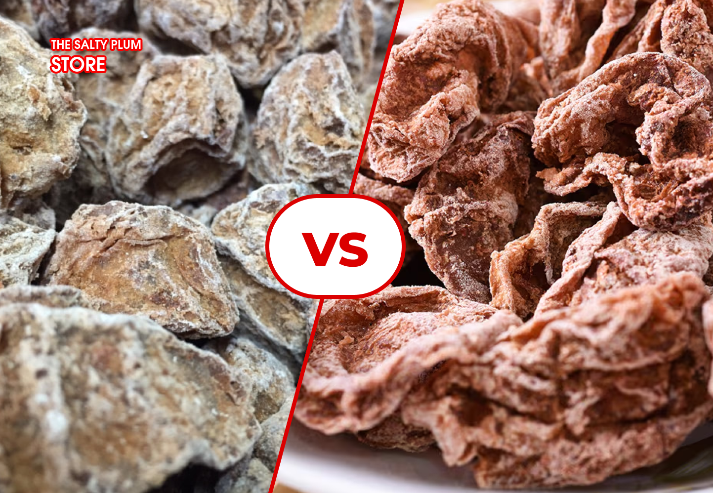 Seeded vs seedless salty plum