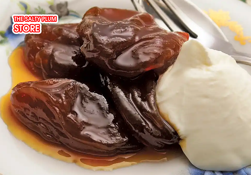 Simple Stewed Prunes with Yogurt