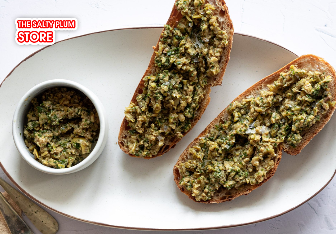 Use dried olive paste as a spread or topping